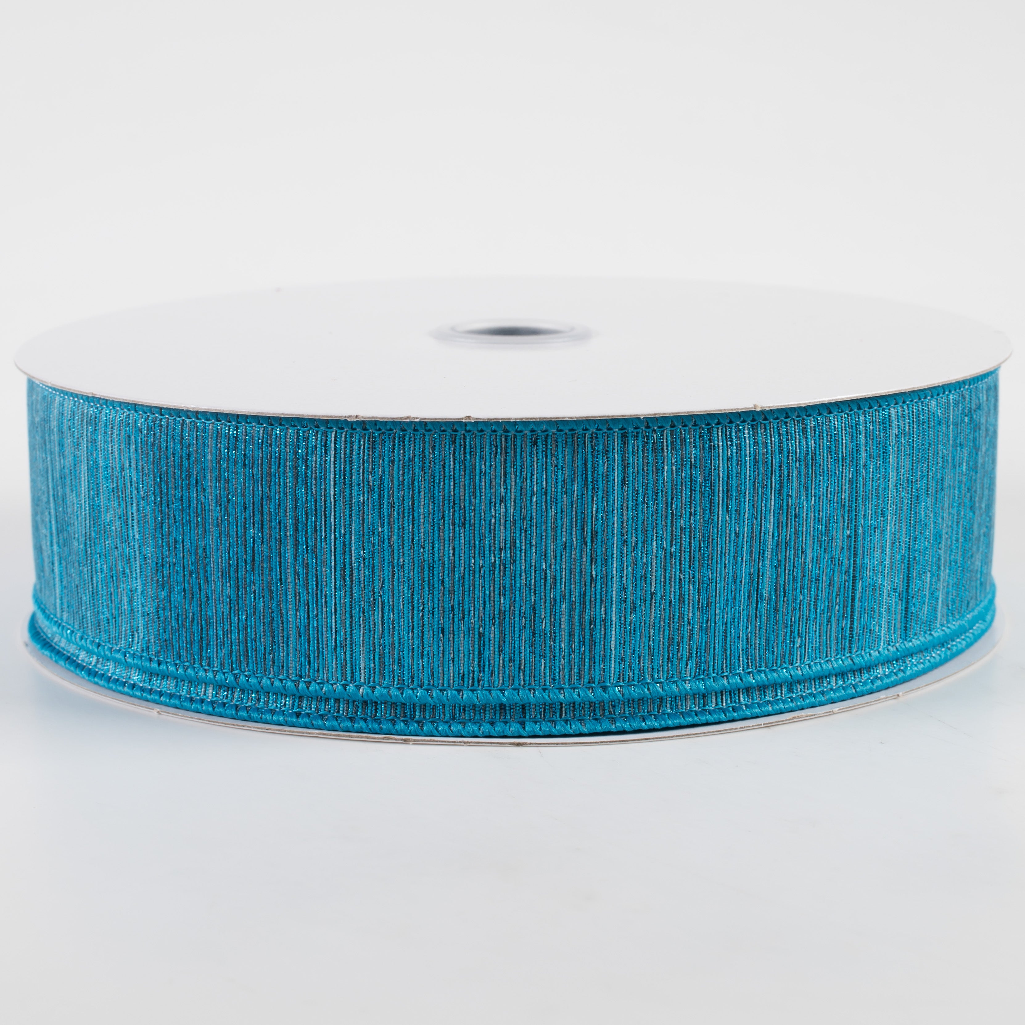 1.5" Woven Lines Ribbon: Multi Blue (50 Yards)