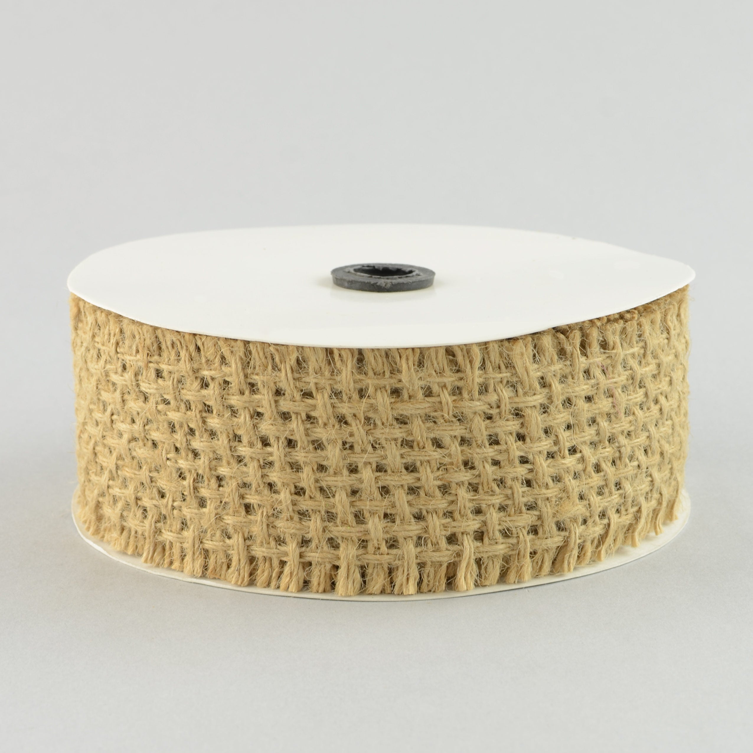 2" Woven Natural Jute Ribbon- Fringed Edge (10 Yards) Item Number: AR-C3812