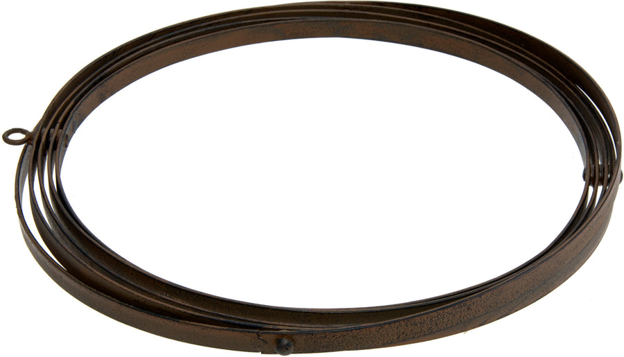 12" Wrought Iron Ball: Antique Rust Lifestyle Photo