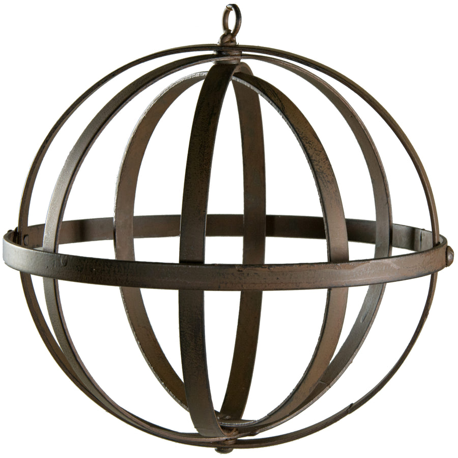 8" Wrought Iron Ball: Antique Rust Item Number: KE133182