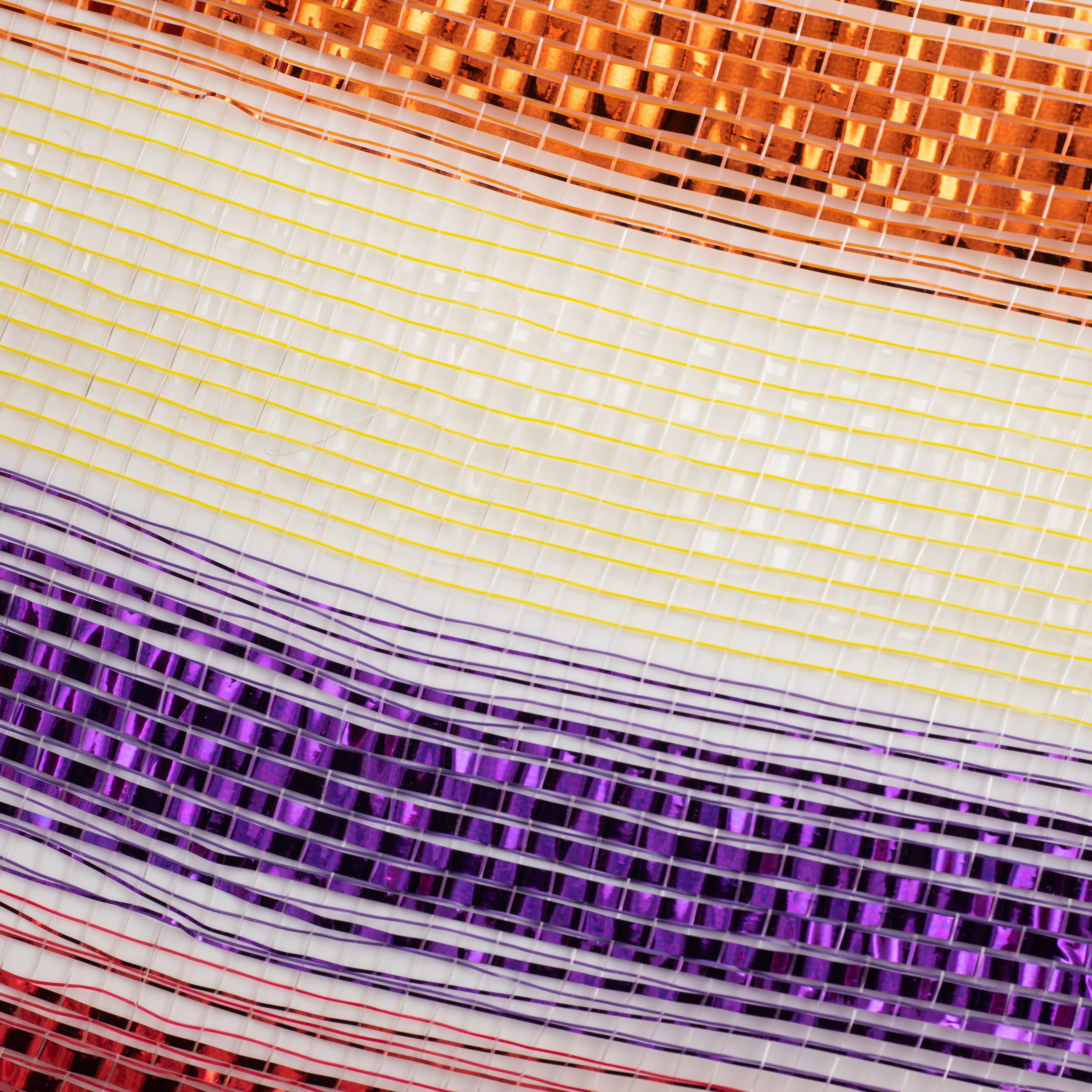 10" Bright Metallic Mesh: Rainbow (10 Yards)