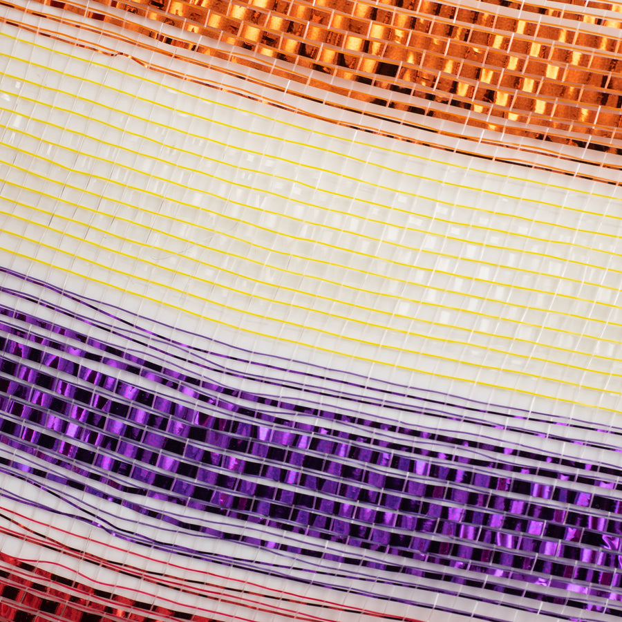 10" Bright Metallic Mesh: Rainbow (10 Yards)