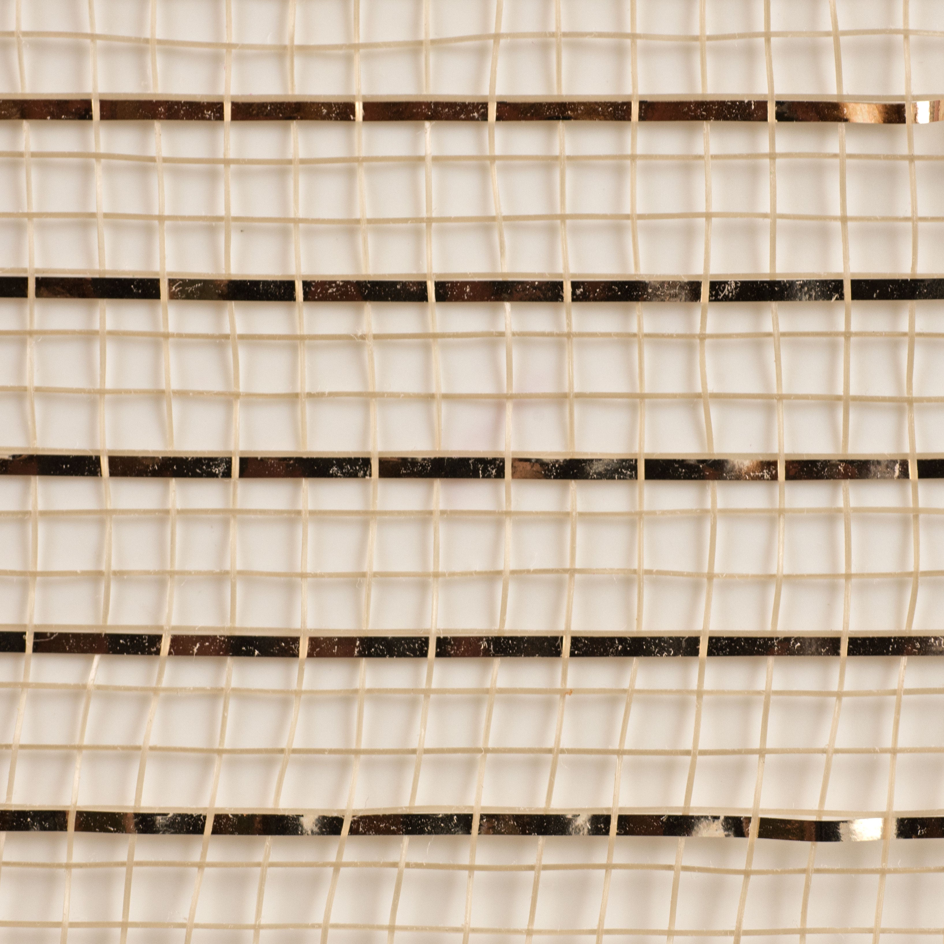 21" Poly Mesh Roll: Metallic Champagne Gold
