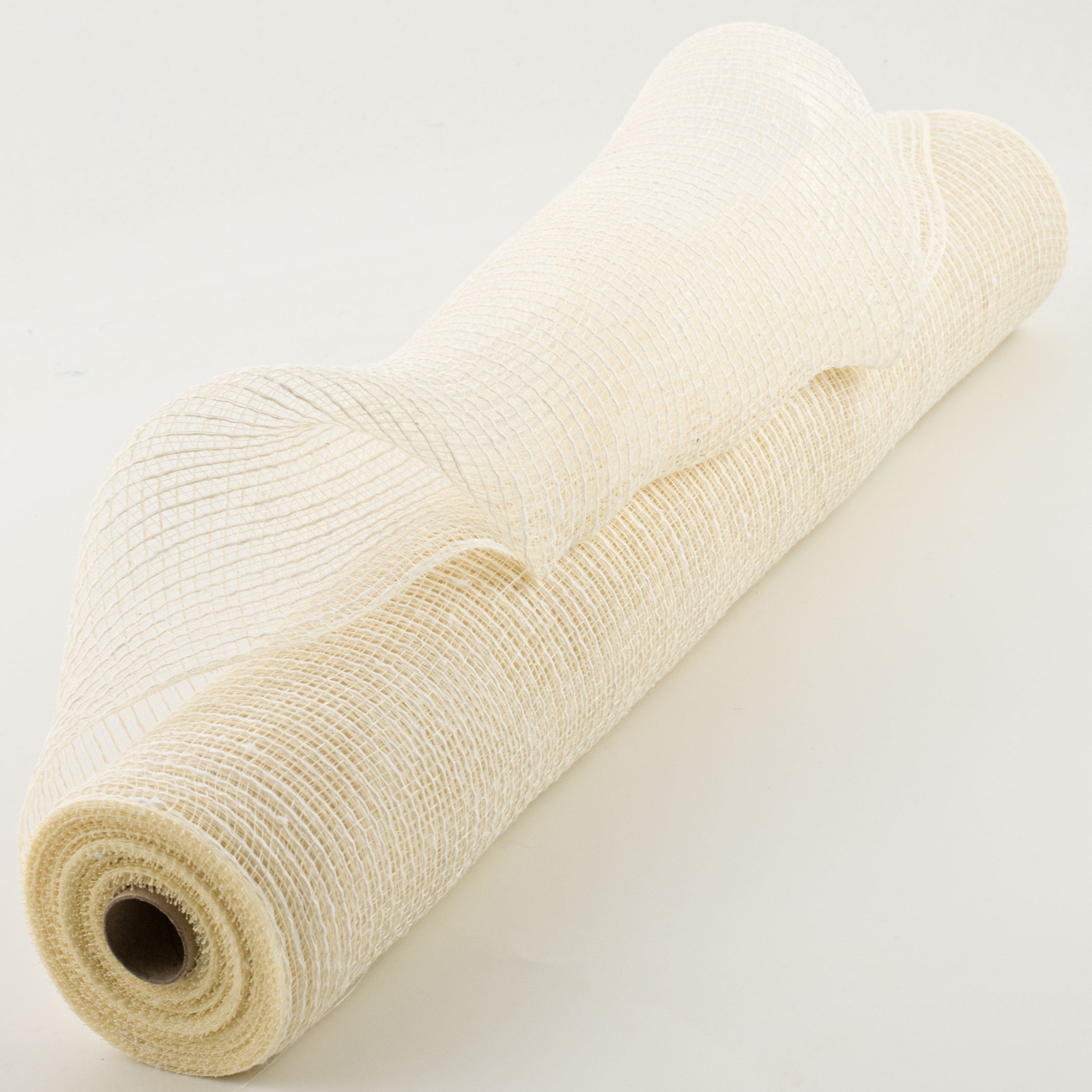 21" Burlap Deco Mesh: Ivory (10 Yards)