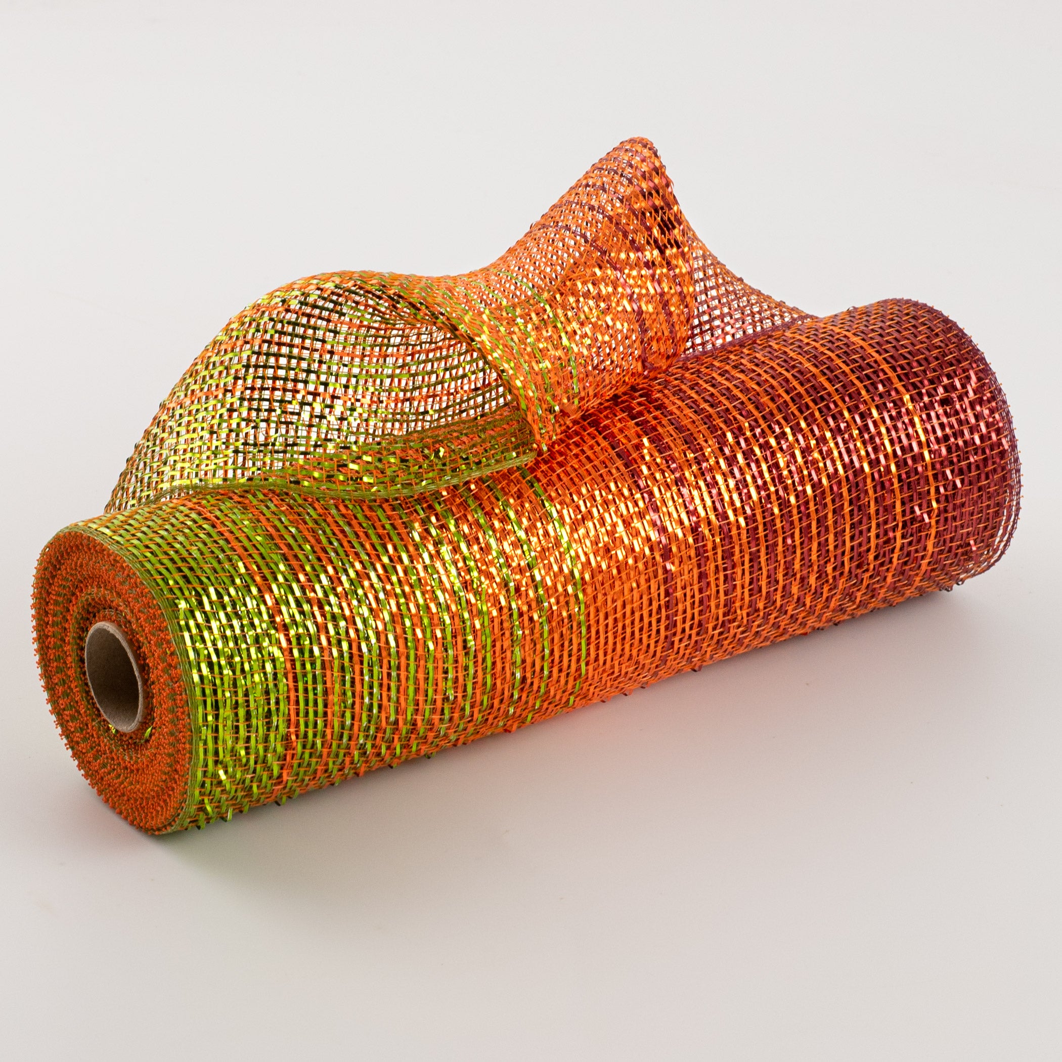 10" Poly Deco Mesh: Metallic Harvest Ombré