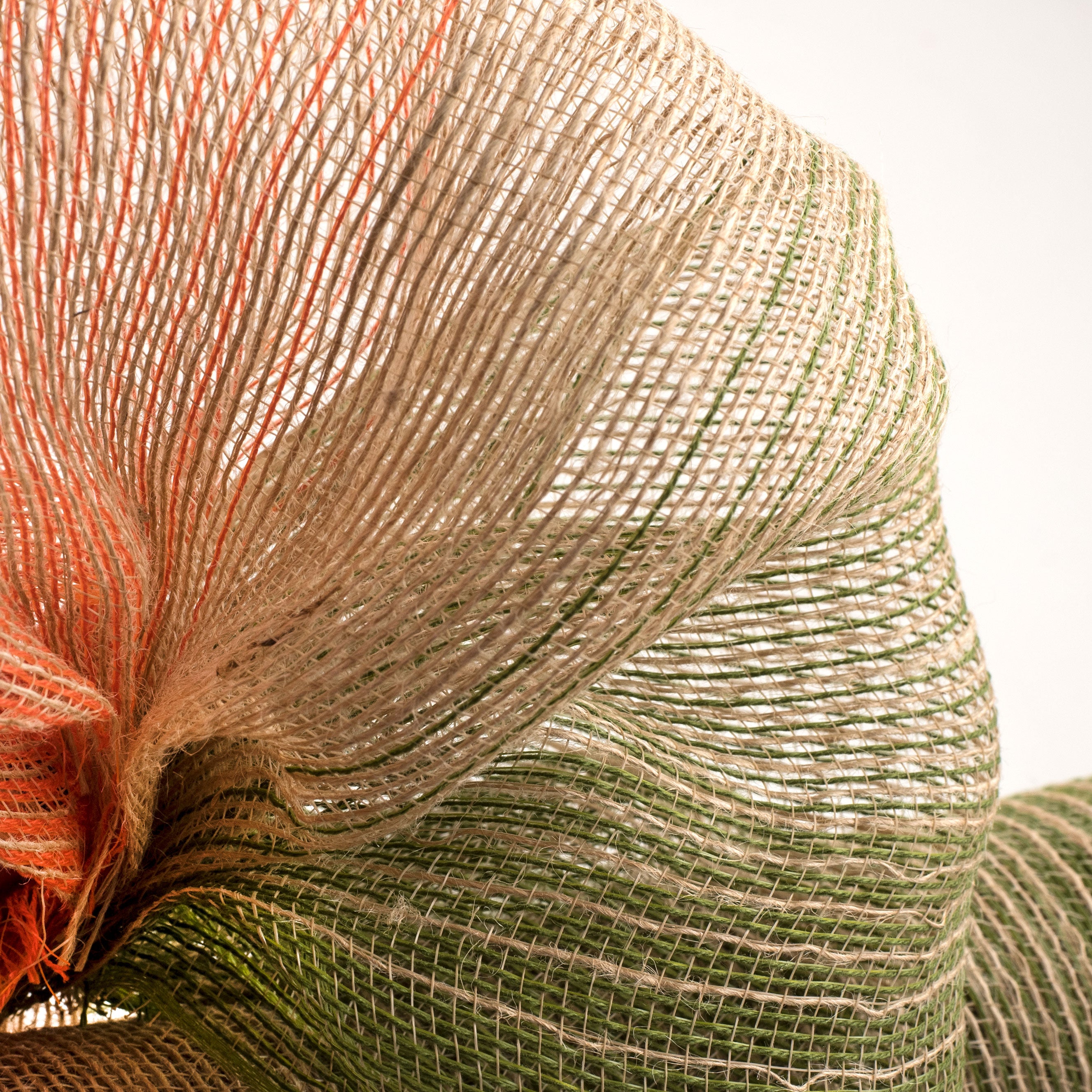 21" Burlap Deco Mesh: Fall Ombré Jute