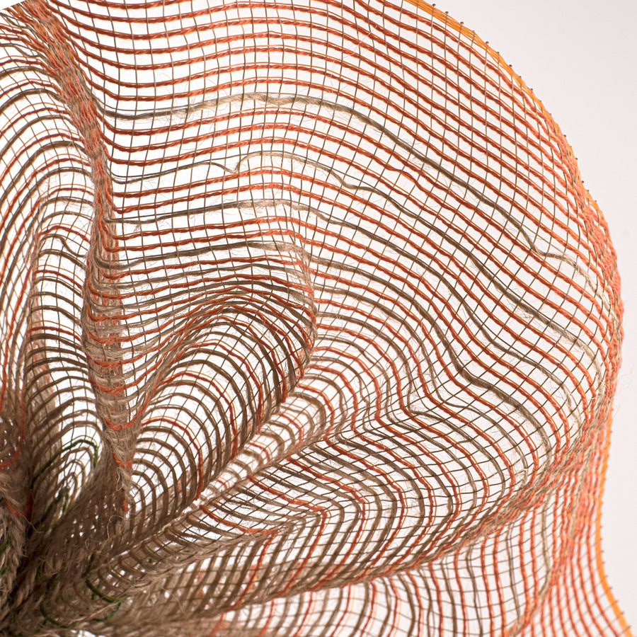 10" Burlap Deco Mesh: Fall Ombré Jute