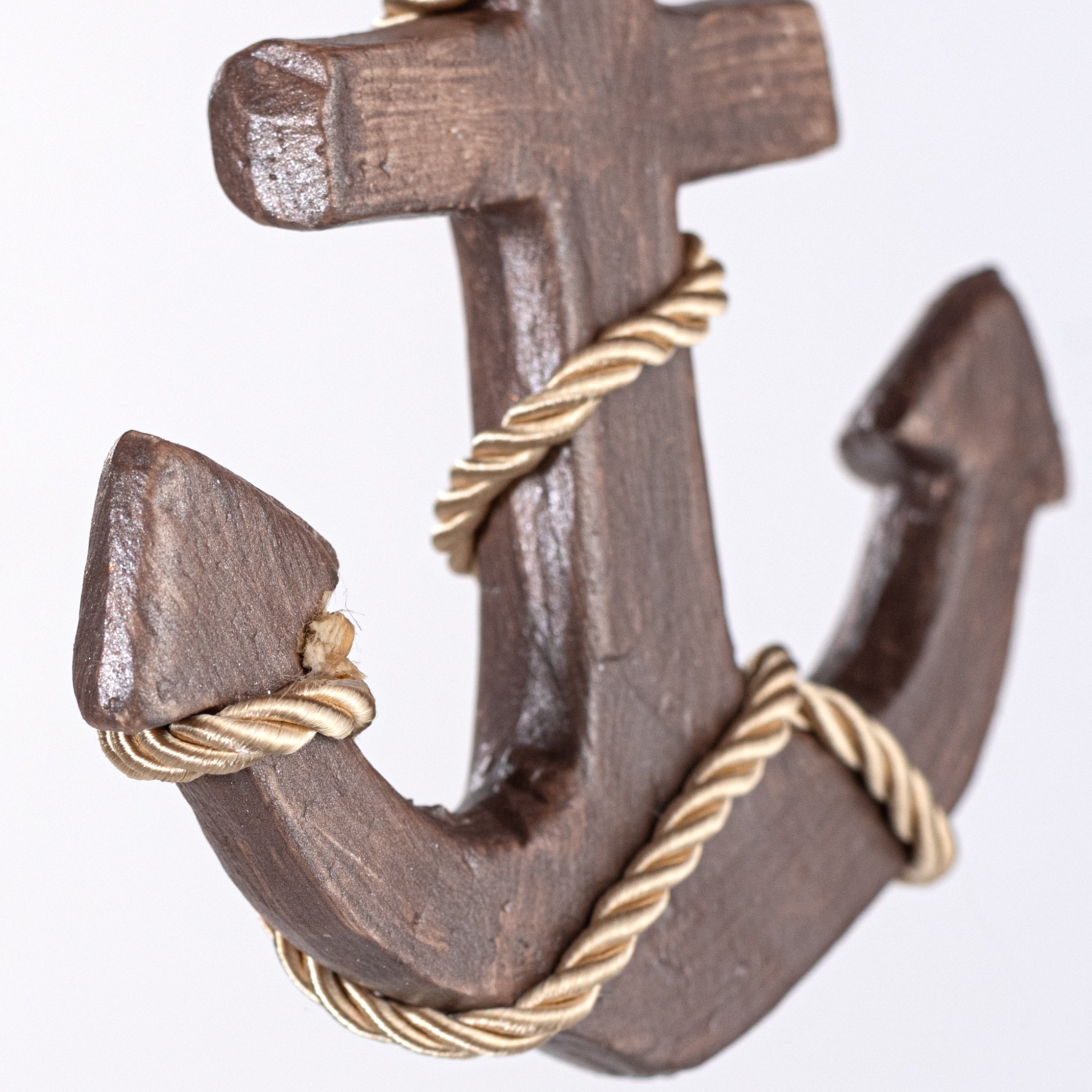 6.5" Metallic Anchor Ornament: Bronze