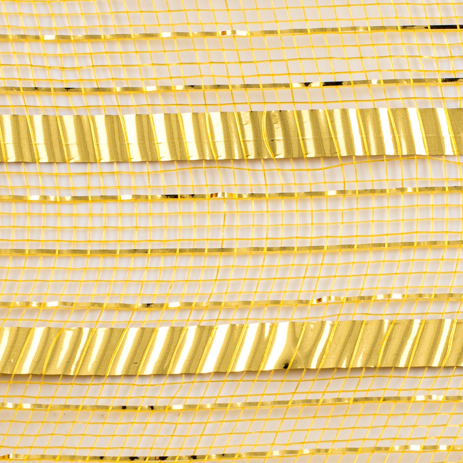 10" XL Wide Foil Stripe Mesh: Gold detail photo 3