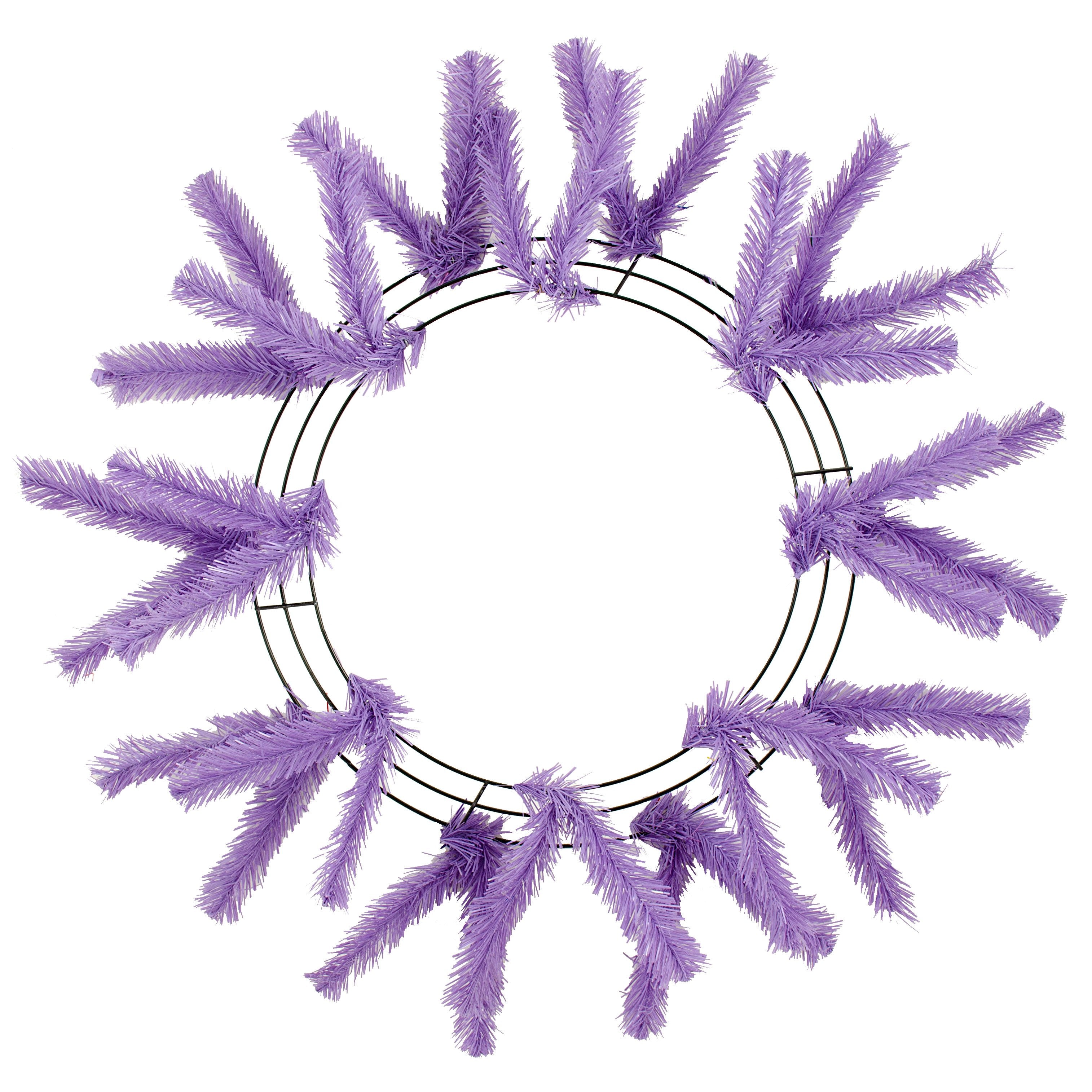 15-24" Work Wreath Form: Lavender