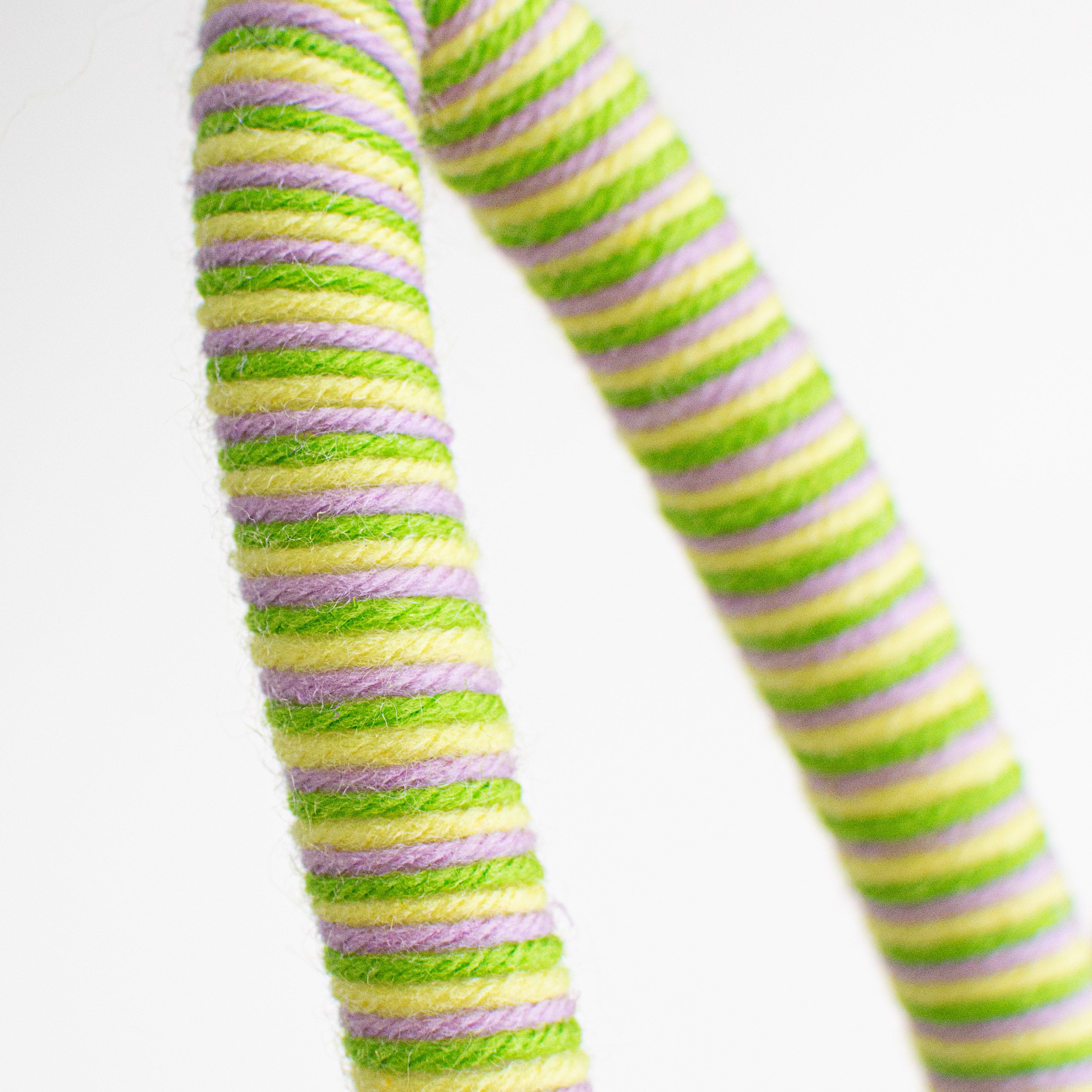 23" Yarn Rabbit Ears Pick: Green Lifestyle Photo