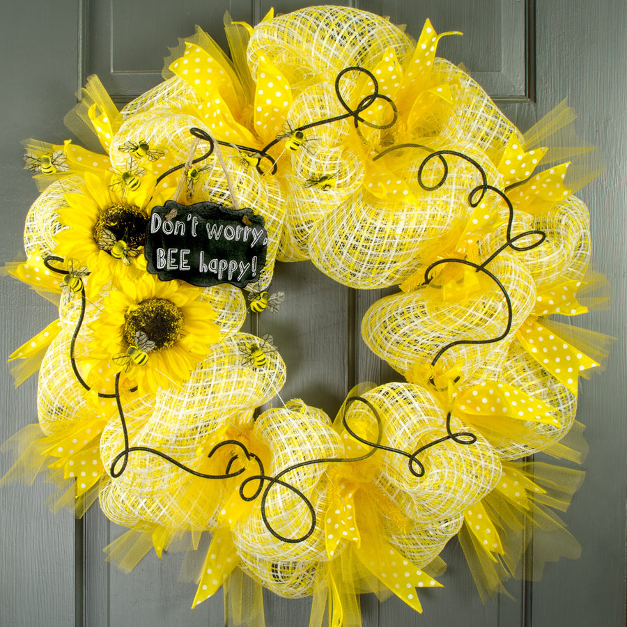 1.5" Yellow Bumble Bee On Wire (Set of 24) detail photo 4