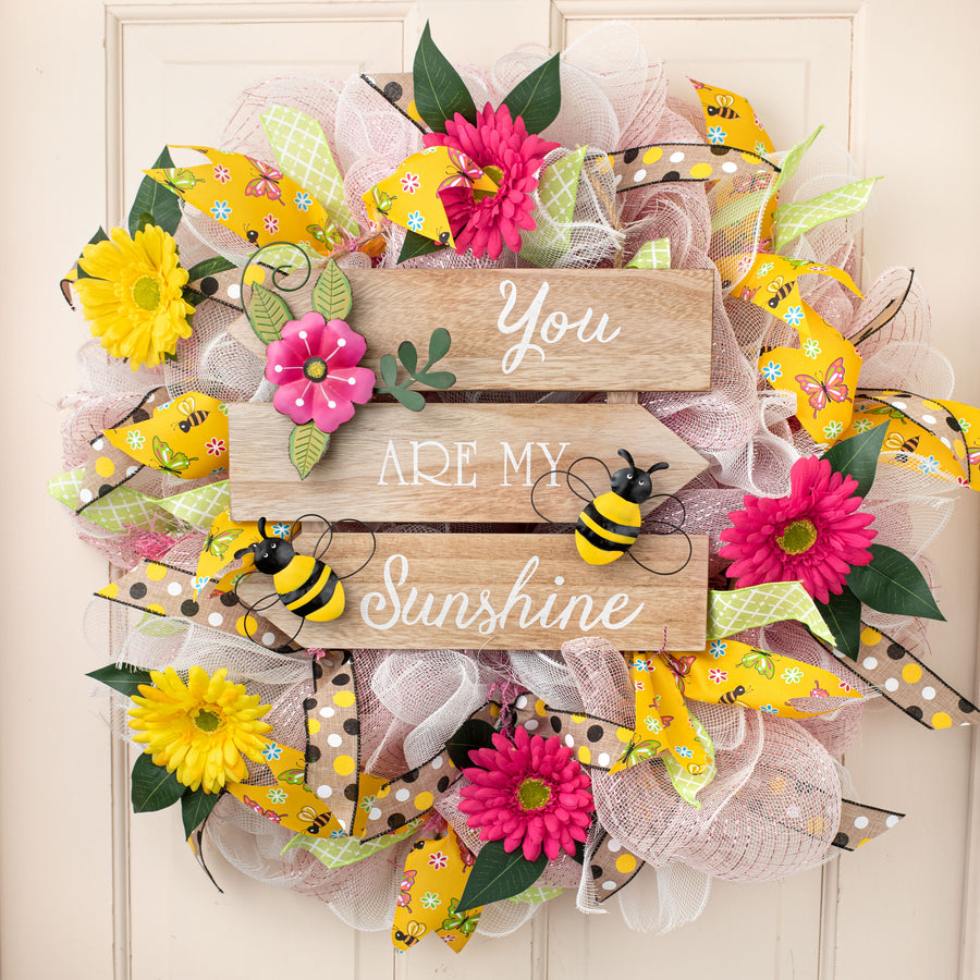 13" You Are My Sunshine Bee Sign Lifestyle Photo