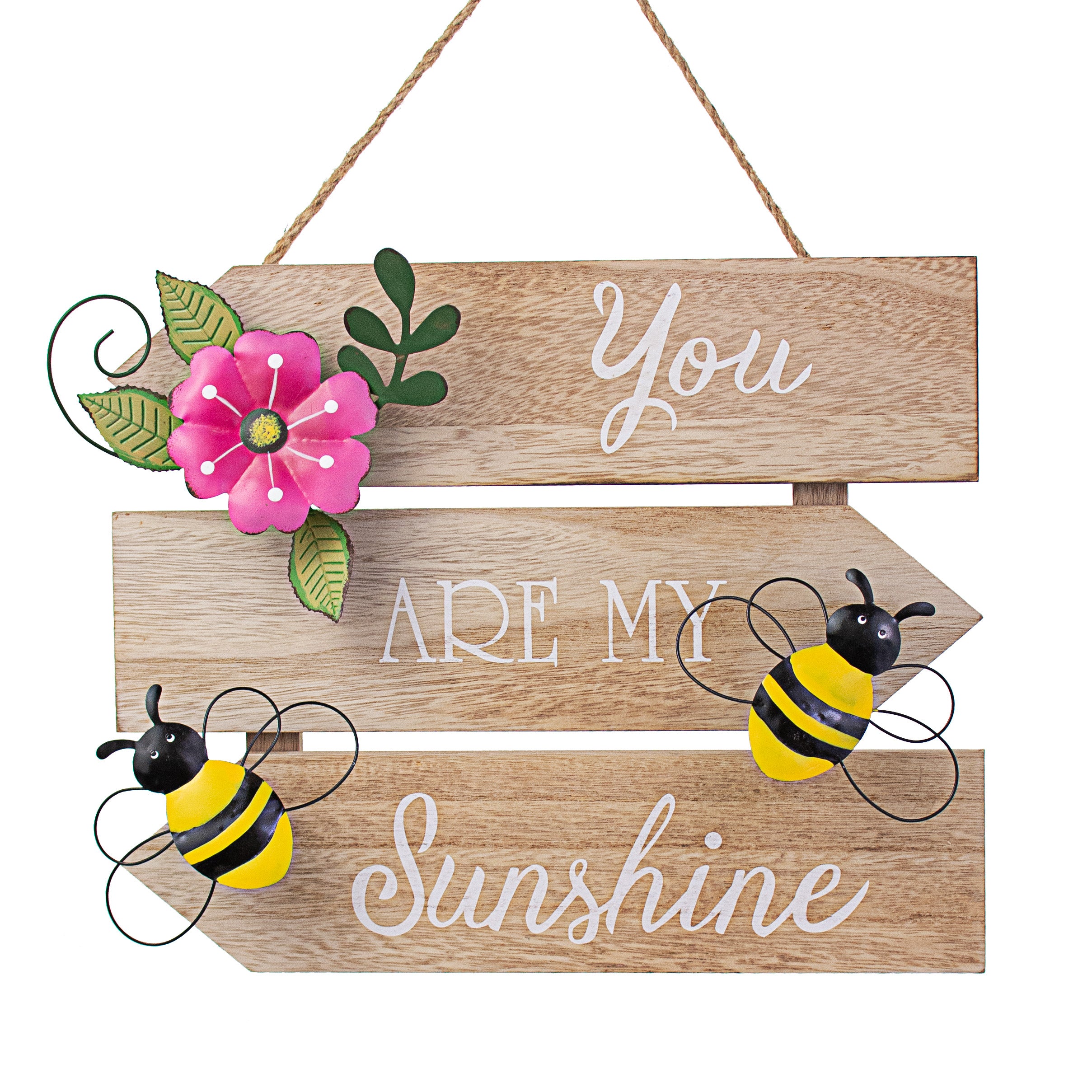 13" You Are My Sunshine Bee Sign Item Number: 62865NAT