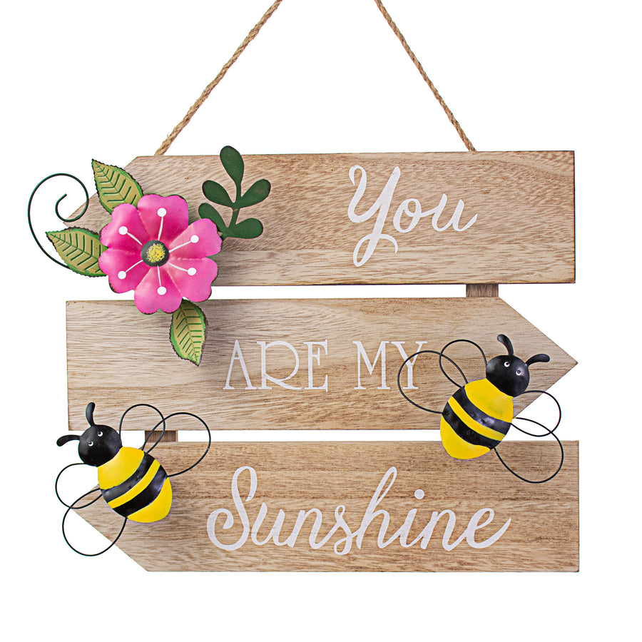13" You Are My Sunshine Bee Sign Item Number: 62865NAT