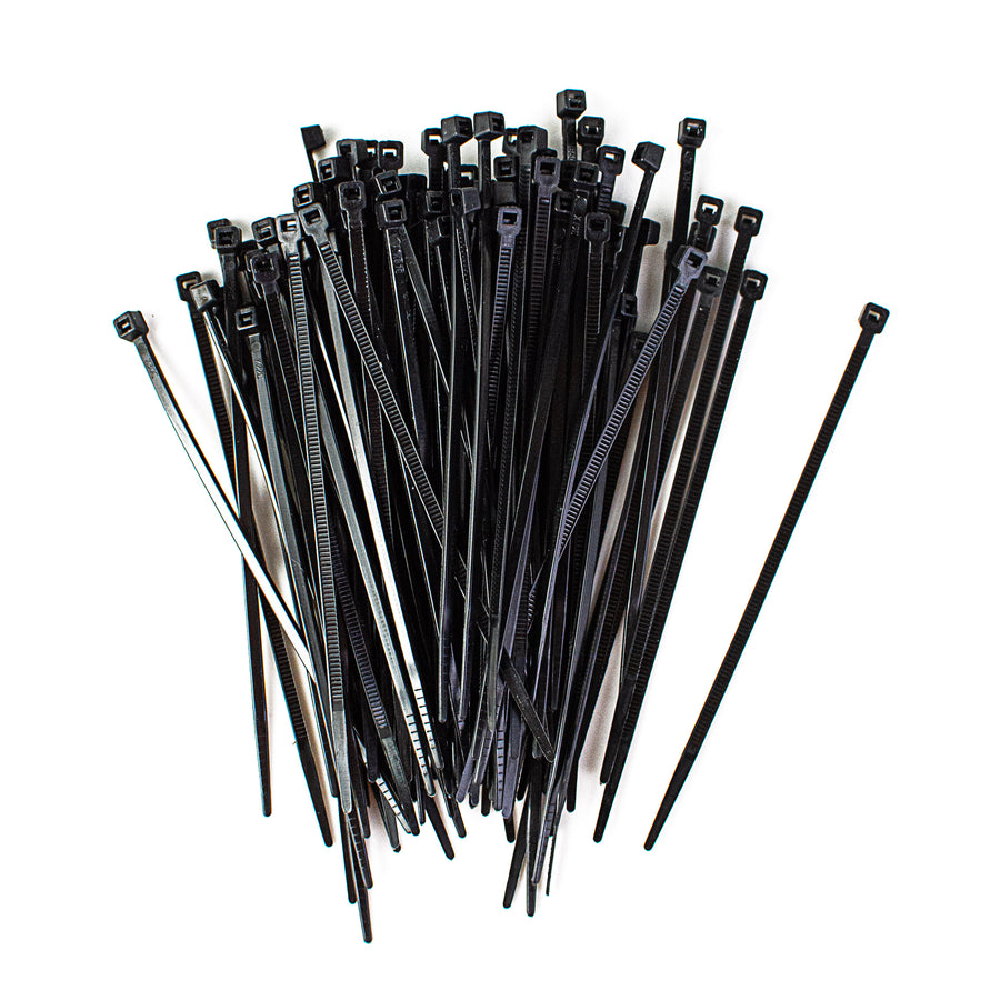 4" Zip Tie: Black (100) Item Number: N-4-18-0-C