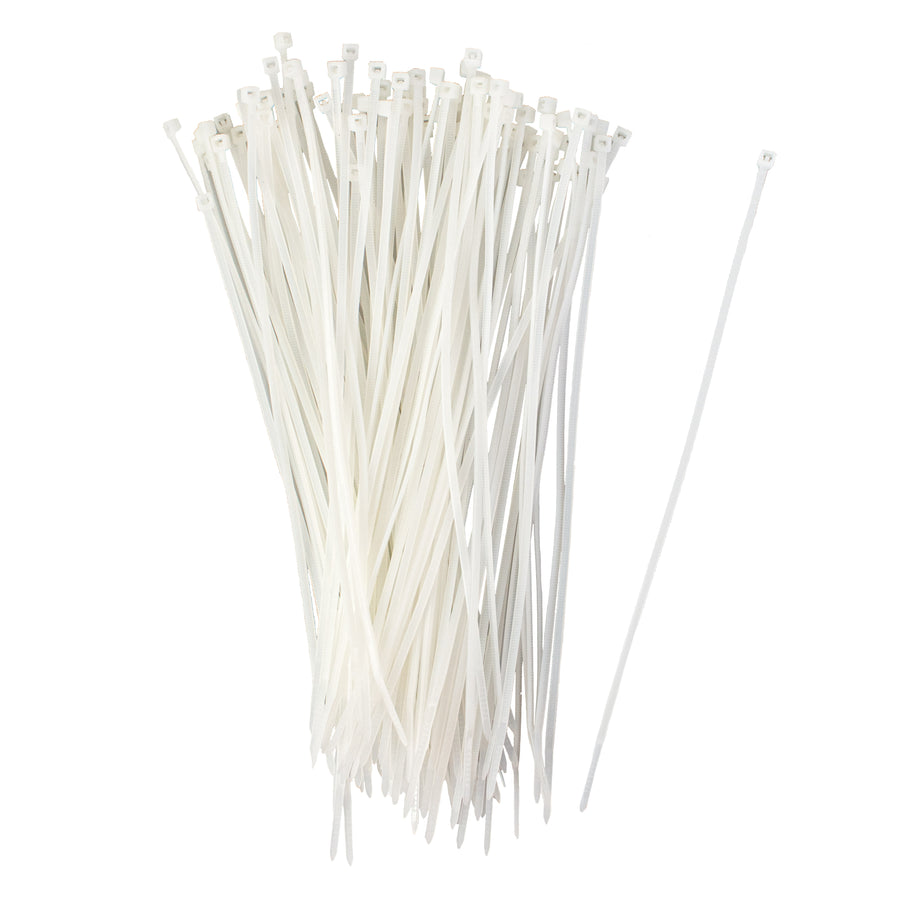 8" Zip Tie: Clear Natural (100) Item Number: N-8-18-9-C