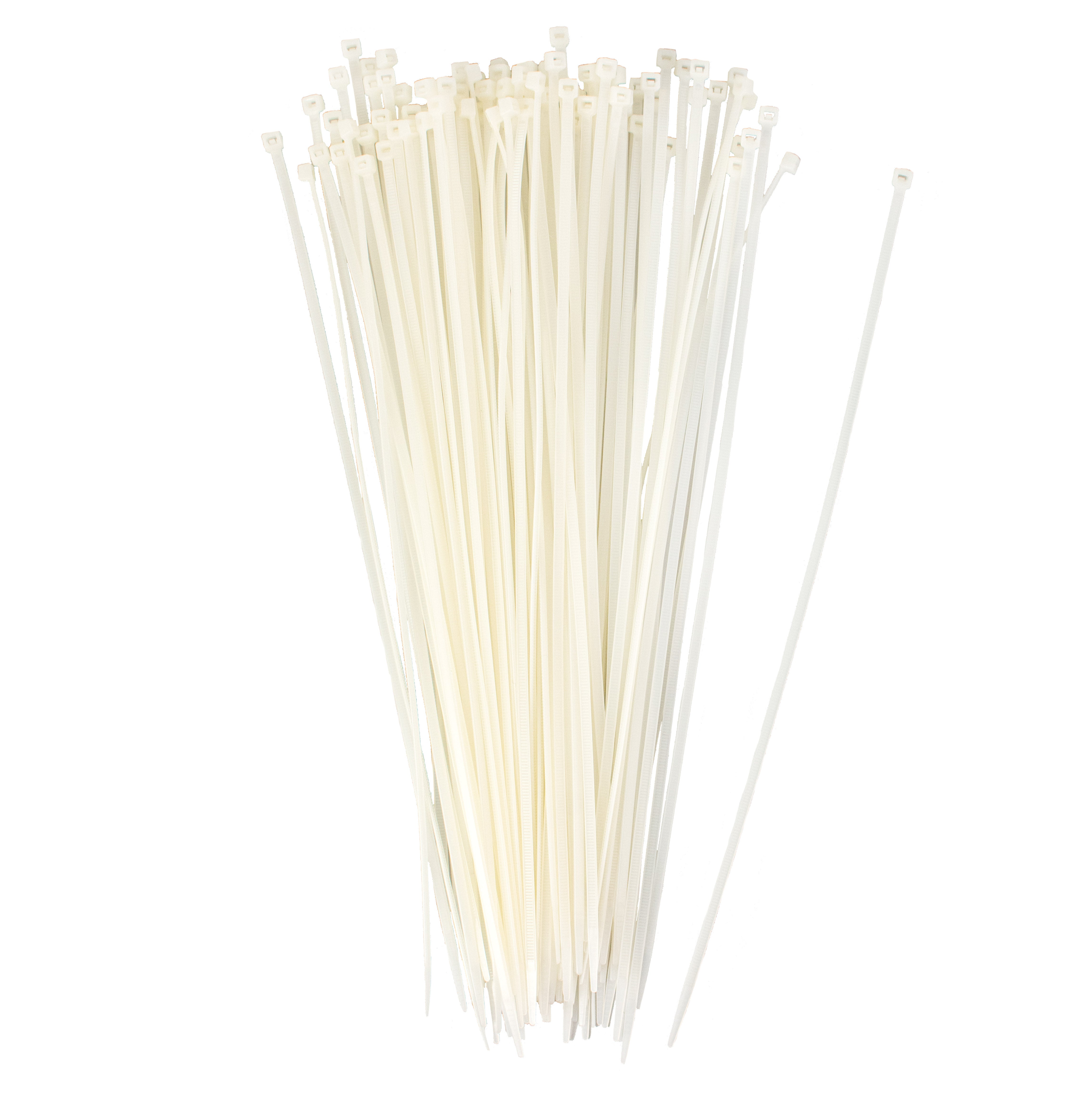 11" Zip Tie: Natural Clear (100) Item Number: N-11-40-9-C