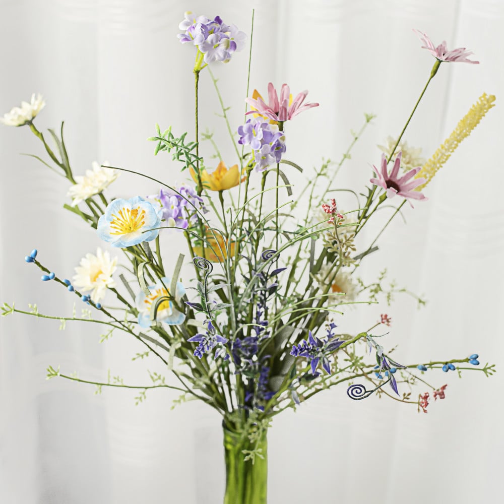 Artificial Silk Meadow Flower Bundle :: Just Artificial