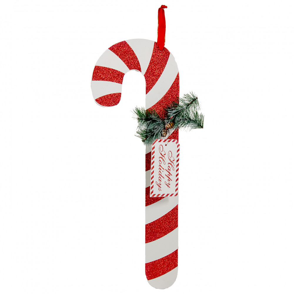 A4 Red Christmas Candy Cane Lolly toile imprimée tissu artisanat Hair Bow Making