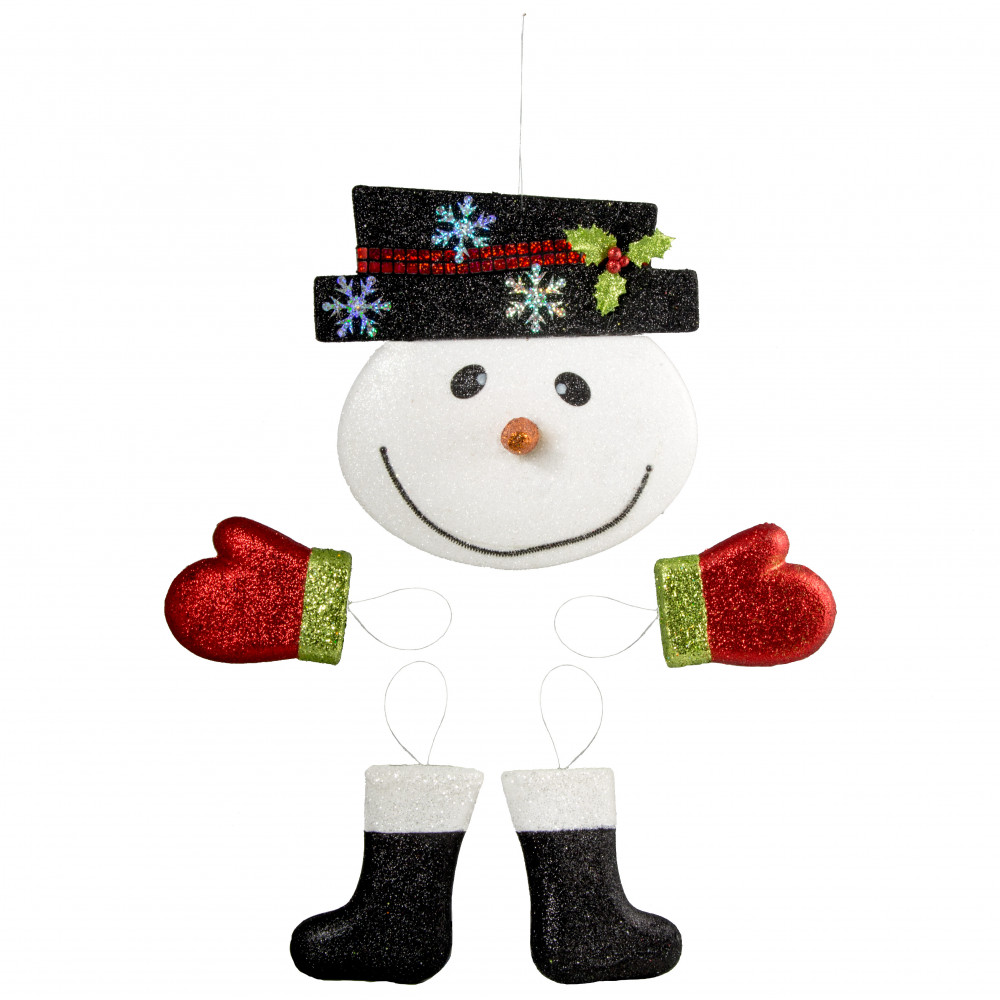 Plush Snowman Kit: Blk/Wht Check (XC6194) – The Wreath Shop