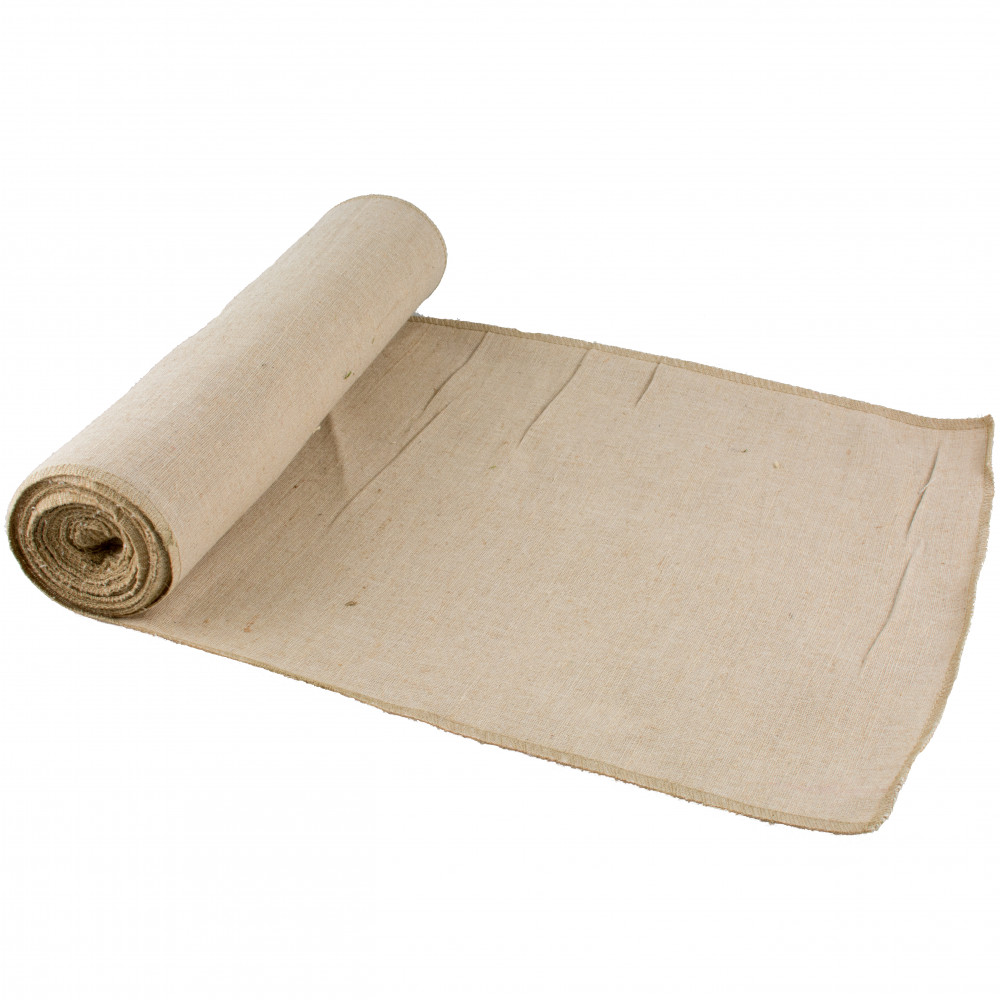 14 Natural Jute Cotton Fabric Roll (10 Yards)