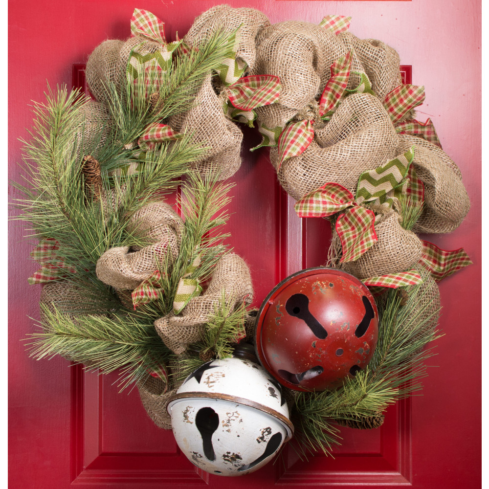 White Duck Novelty Jingle Bell Ornaments ~ set of 6 jinglers ~ NEW 