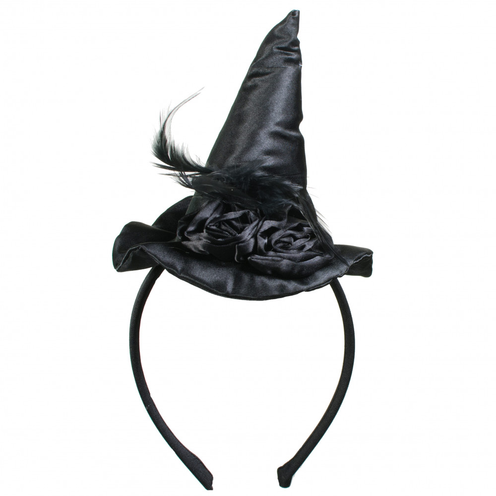 baby Halloween headband mini witch hat Halloween headband baby witch hat headband Halloween witch hat black witch hat photo prop