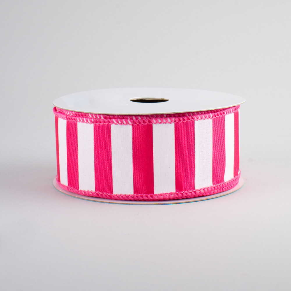 Wired Hot Pink Plaid Ribbon from American Ribbon Manufacturers