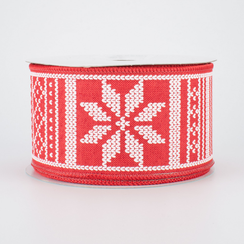 red and white christmas sweater