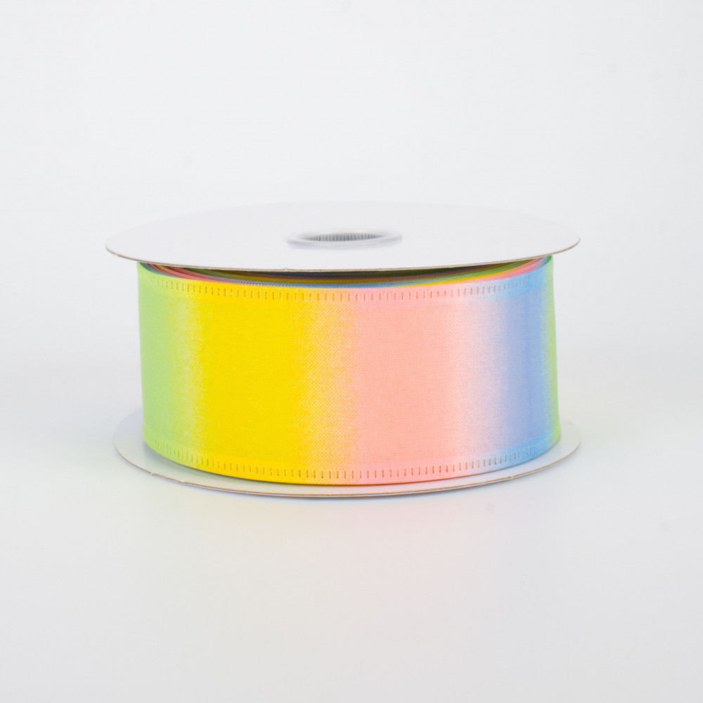 Rainbow Glitter Ombre Curling Ribbon