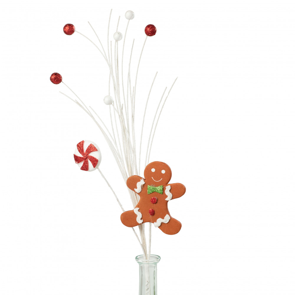 Floral Sprays & Picks: Gingerbread 