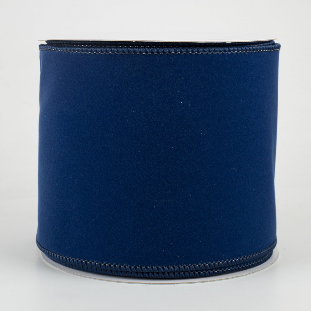 4” Steel Blue Velvet Ribbon, Farrisilk ribbon, Velvet ribbon – Joycie Lane  Designs