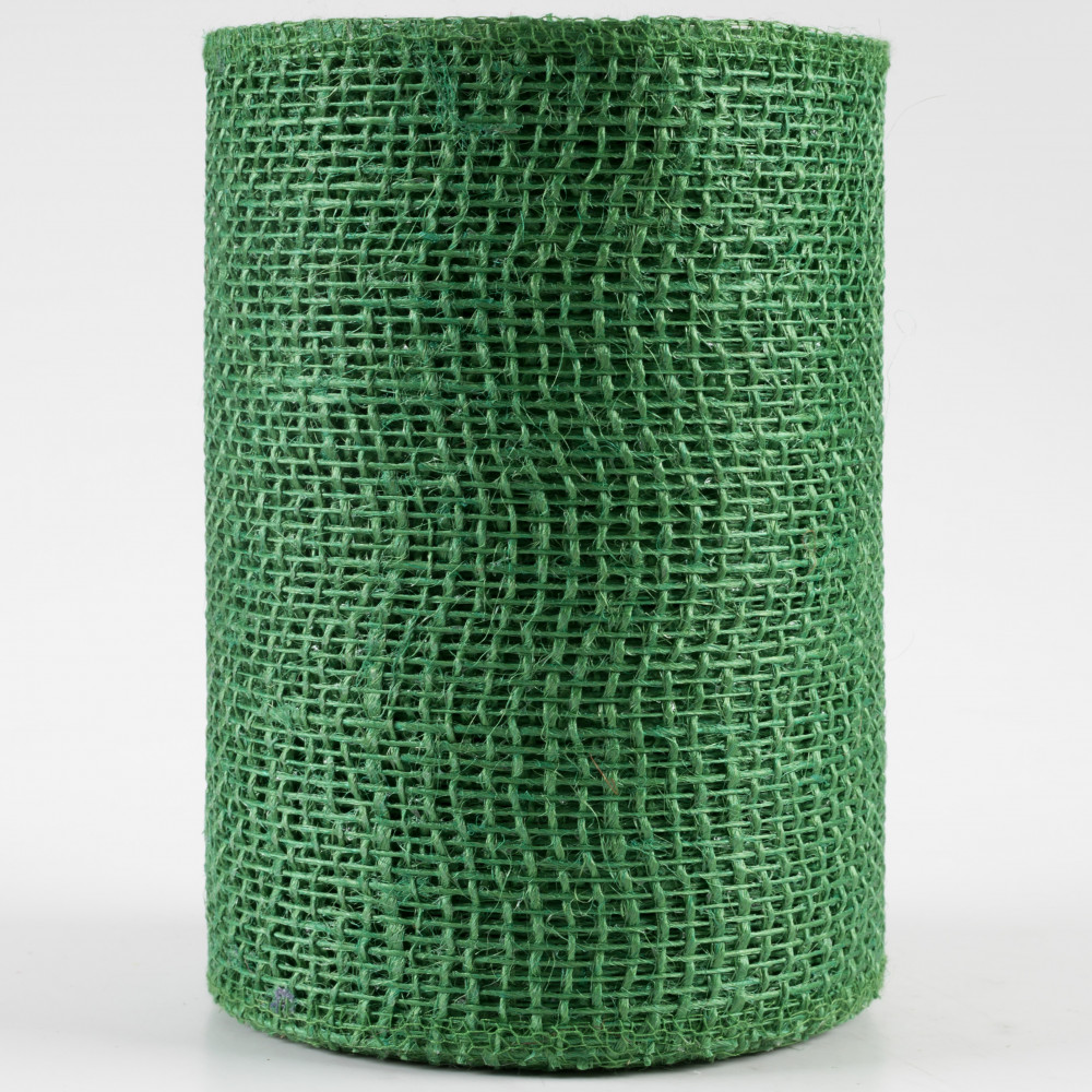 6 Jute Net Burlap Ribbon: Emerald Green (10 Yards) [RA171906] 