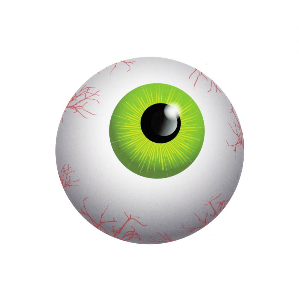 6 Waterproof Accent: Flat Green Eyeball