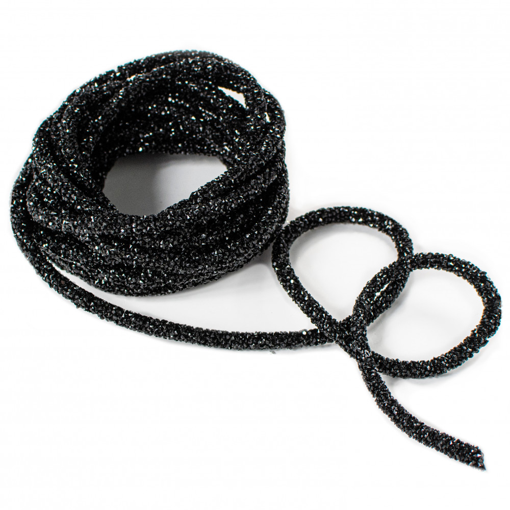 15' Diamond Rope Roll: Black