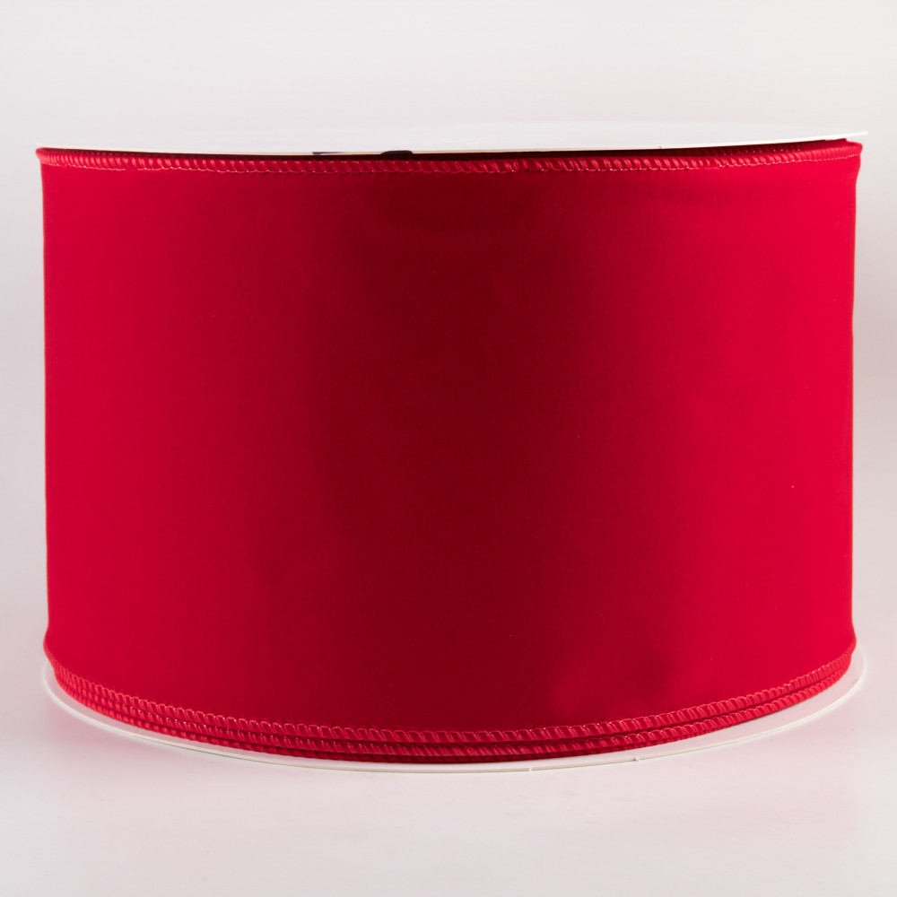 6 Outdoor Velvet Ribbon: Red (50 Yards)