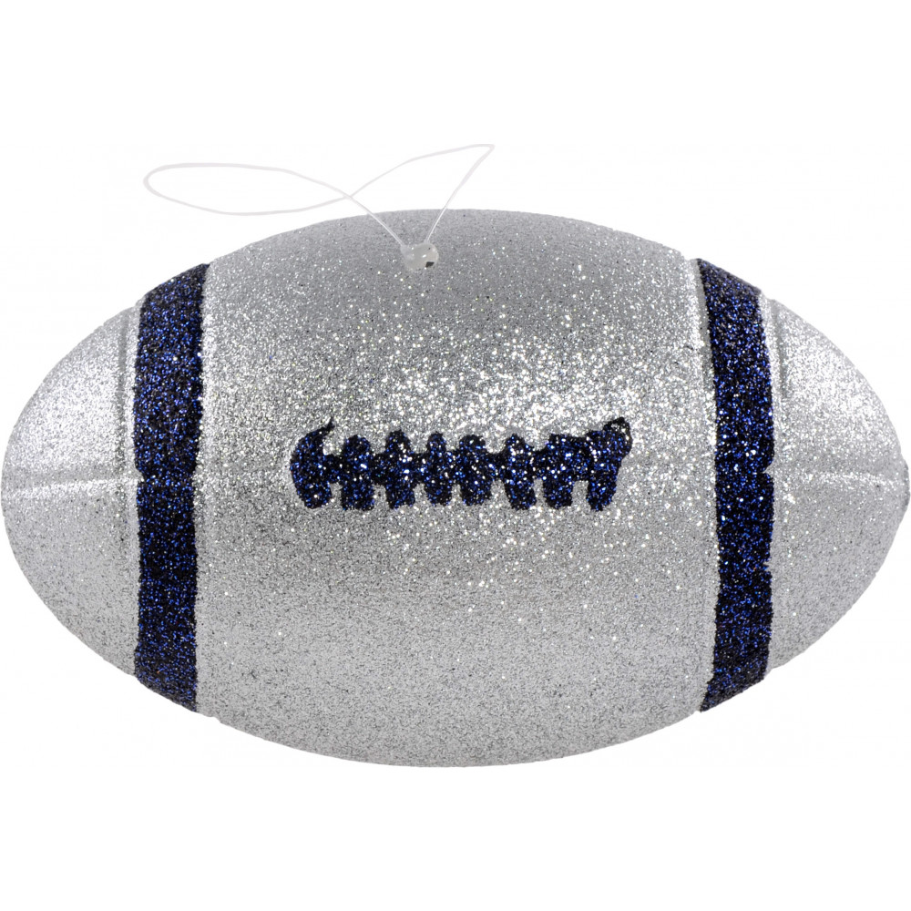  Glitter Navy Silver or Choose Colors Football Team