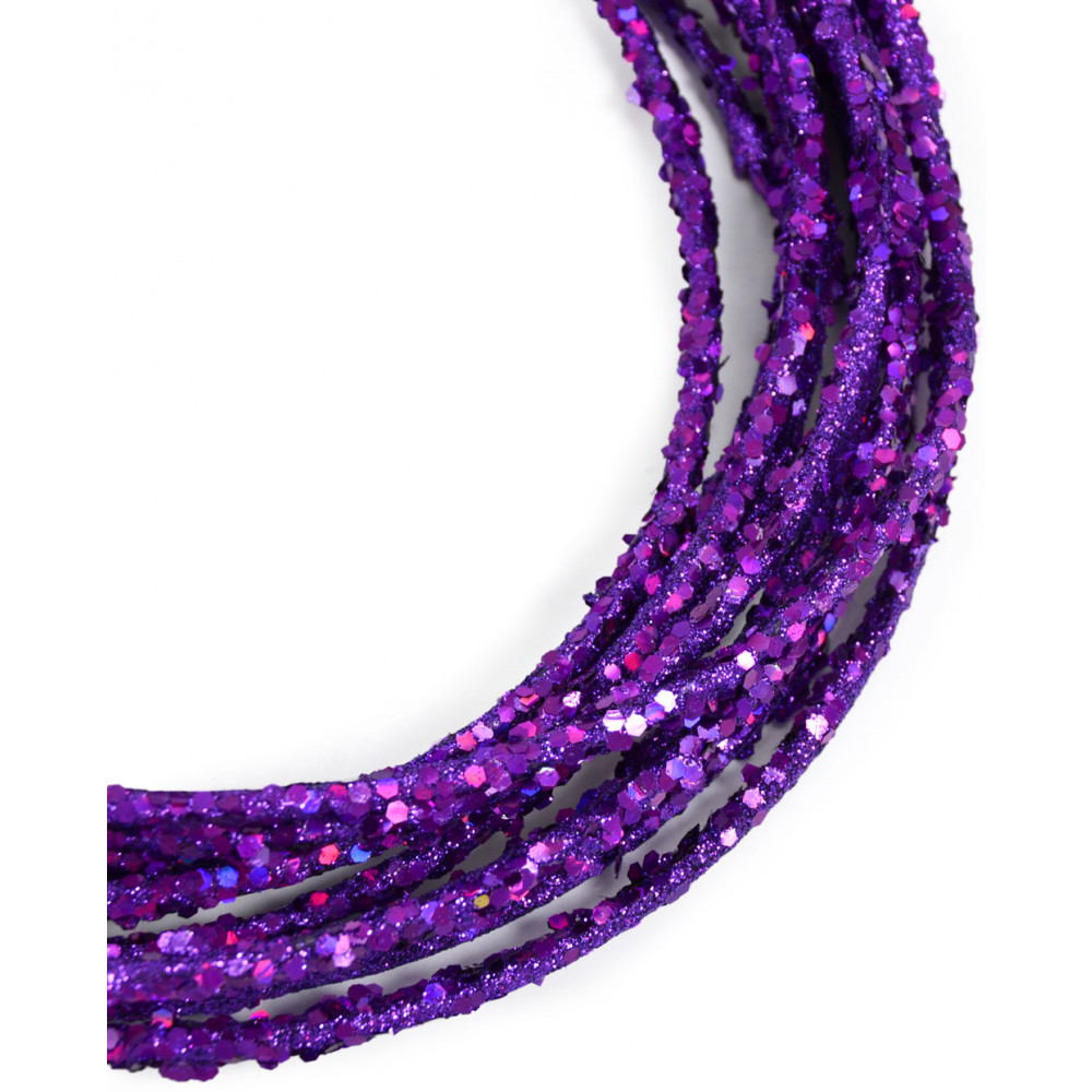 Wired Glamour Rope: Purple (25 Feet) [RS500323] - CraftOutlet.com