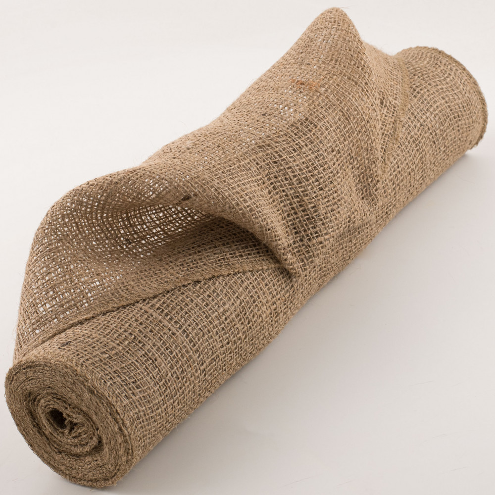 18 Loose Weave Burlap Fabric: Natural (10 Yards) [RK9018] 