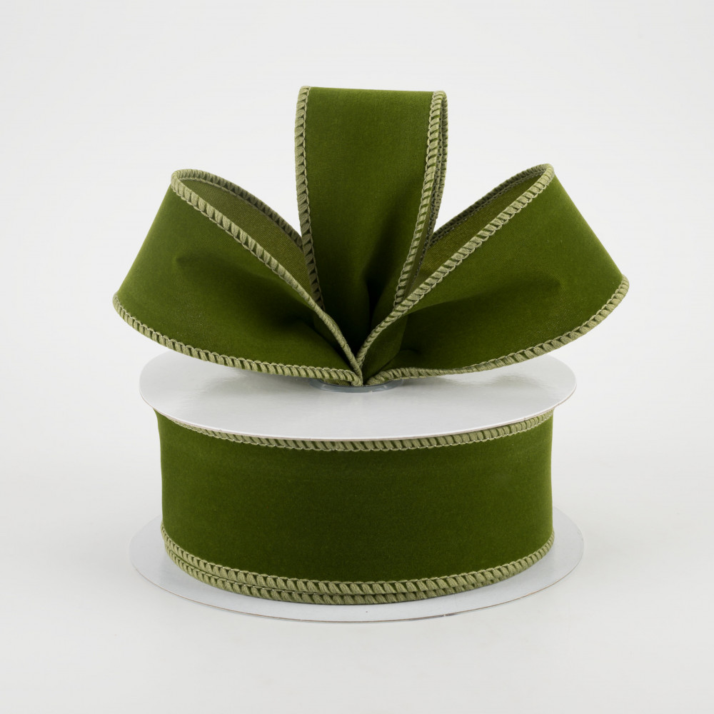 Moss Green Velvet Ribbon – Bayhi's Green Acres