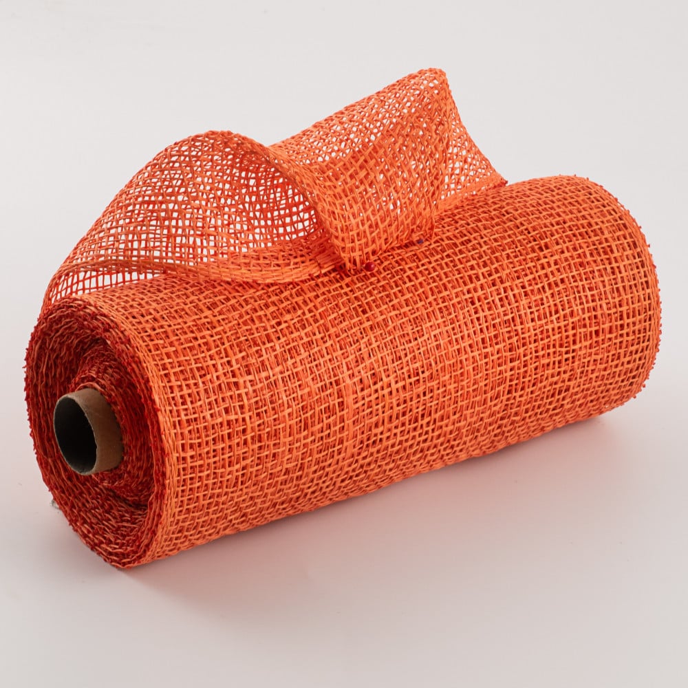 2.5 Orange Burlap Ribbon - 10 Yards (Frayed Edge) [546-33-1] - $6.99 :  , Burlap for Wedding and Special Events