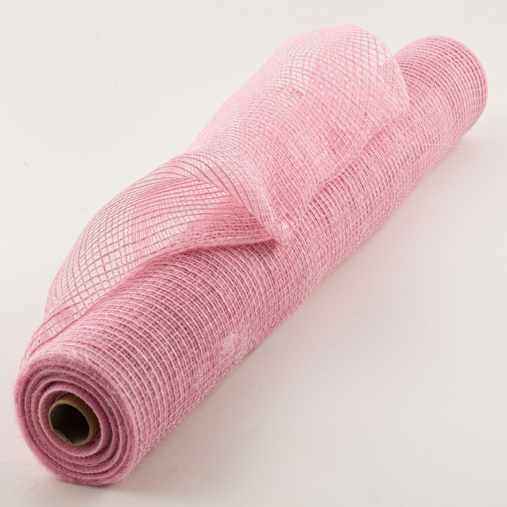 Ribbon Check Fabric Mesh Hot Pink Fresh Green 10.5 x 10Yd - Trees