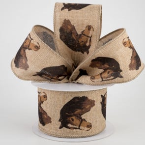 Brown Fabric Custom Imprinted Awareness Ribbons – 250 ribbons / bag