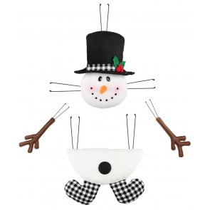  Outivity Snowman Kit Snowman Hats for Crafts, 200PCS