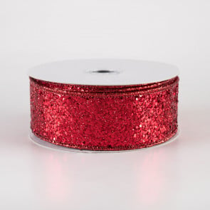 Christmas Classic Velvet Wired Ribbon, 2-1/2-Inch, 10-Yard, Red