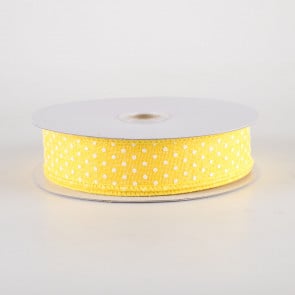 Mlurcu Bee Ribbons 6 Rolls Bee Wired Ribbon Sewing DIY Craft Bee Fabric 40  Yards 2.5 Inch Yellow Ribbon Stripe Gingham Dot Summer Ribbon Craft Bees