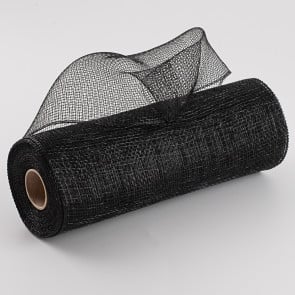 10 x 10 YDS Deco Mesh Ribbon For Wedding Christmas Decorations Mesh Roll -  Black, 1 Pack - Fry's Food Stores