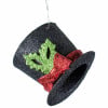 5" Glitter Top Hat Ornament
