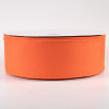 2.5" Value Faux Burlap Ribbon: Orange (50 Yards)